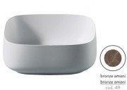 Раковина для ванной ArtCeram Cognac 46х41 см керамика bronze amani COL007 49;00