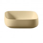 Раковина для ванної кімнати ArtCeram Cognac 55х35 см кераміка жовтий COL008 12;00