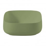 Раковина для ванной ArtCeram Cognac 46х41 см керамика зеленый шалфей COL007 44;00