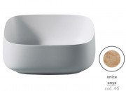 Раковина для ванной ArtCeram Cognac 46х41 см керамика оникс COL007 46;00