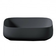 Раковина для ванной ArtCeram Cognac 56х41 см керамика черный COL009 03;00