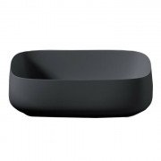 Раковина для ванной ArtCeram Cognac 56х41 см керамика черный матовый COL009 17;00