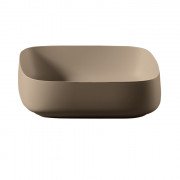 Раковина для ванної ArtCeram Cognac 56х41 см кераміка світло-коричневий COL009 40;00