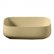 Раковина для ванної кімнати ArtCeram Cognac 56х41 см кераміка жовтий COL009 12;00