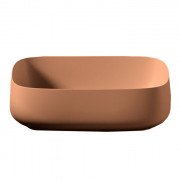 Раковина для ванної ArtCeram Cognac 56х41 см кераміка помаранчевий COL009 13;00