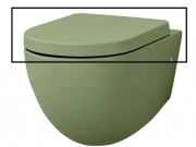 Сидіння з кришкою для унітазу ArtCeram File 2.0 SoftClose дюропласт зелена шавлія FLA002 44