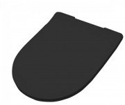 Сидіння із кришкою для унітазу ArtCeram File 2.0 SoftClose дюропласт чорний матовий FLA014 17
