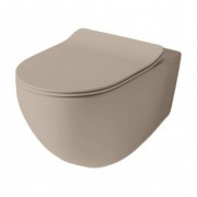 Унітаз підвісний ArtCeram File 2.0 безободковий 37х53 см кераміка бежевий FLV004 41;00