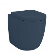 Унітаз для підлоги ArtCeram File 2.0 безободковий 37х53 см кераміка темно-синій FLV005 36;00