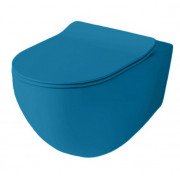 Унітаз підвісний ArtCeram File 2.0 безободковий 37х53 см кераміка синій FLV004 38;00