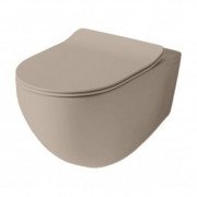 Унітаз підвісний ArtCeram File 2.0 безободковий 37х53 см кераміка бежевий FLV004 41;00
