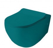 Унітаз підвісний ArtCeram File 2.0 безободковий 37х53 см кераміка зелений FLV004 43;00