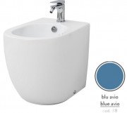 Біде для підлоги ArtCeram File 2.0 37х53 см кераміка синій FLB002 38;00