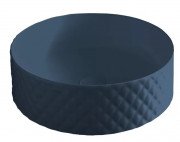 Раковина для ванної ArtCeram Rombo Ø44 см кераміка темно-синій OSL009 36;00