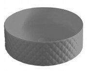 Раковина для ванної ArtCeram Rombo Ø44 см кераміка сіро-синій (denim) OSL009 37;00