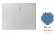 Душевой поддон Artceram Texture 90х72 см керамика синий PDR017 38;00