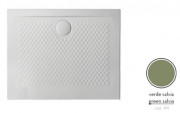 Душевой поддон Artceram Texture 90х72 см керамика зеленый шалфей PDR017 44;00