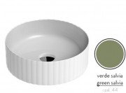 Раковина для ванної ArtCeram Millerighe Ø44 см кераміка зелена шавлія OSL010 44;00