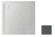 Душовий піддон Artceram Texture 90х90 см кераміка сіро-синій (денім) PDQ008 37;00