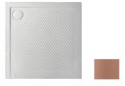 Душовий піддон Artceram Texture 90х90 см кераміка світло-коричневий PDQ008 40;00