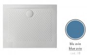 Душовий піддон Artceram Texture 90х72 см кераміка синій PDR017 38;00