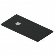 Душовий піддон Artceram Lapis 80х120 см кераміка чорний матовий PDR026 17;00