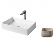 Раковина для ванной ArtCeram Scalino 55х38 см керамика бежевый SCL002 41;00