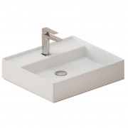 Раковина для ванної кімнати ArtCeram Scalino 55х48 см кераміка білий матовий SCL007 05;00