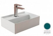 Раковина для ванної ArtCeram Scalino 38х27 см кераміка зелений SCL005 43;00