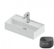 Раковина для ванной ArtCeram Scalino 50х27 см керамика серо-синий (denim) SCL006 37;00