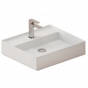 Раковина для ванной ArtCeram Scalino 55х48 см керамика белый матовый SCL007 05;00