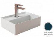 Раковина для ванної ArtCeram Scalino 38х27 см кераміка синьо-зелений SCL005 42;00