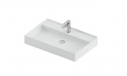 Раковина для ванної кімнати ArtCeram Scalino 75х48 см кераміка білий матовий SCL008 05;00