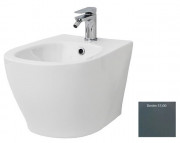 Біде підвісне ArtCeram Ten 36х52 см кераміка сіро-синій (denim) TEB004 37;00