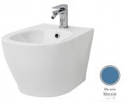 Біде підвісне ArtCeram Ten 36х52 см кераміка синій TEB004 38;00