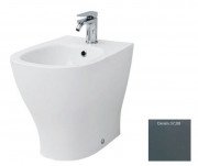 Биде напольное ArtCeram Ten 36х52 см керамика серо-синий (denim) TEB001 37;00