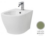 Біде підвісне ArtCeram Ten 36х52 см кераміка зелена шавлія TEB004 44;00