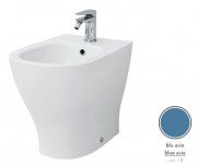 Біде для підлоги ArtCeram Ten 36х52 см кераміка синій TEB001 38;00