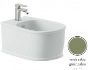 Биде подвесное ArtCeram Atelier 37,5х52,5 см керамика зеленый шалфей ATB001 44;00