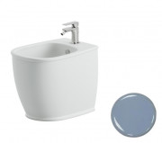 Биде напольное ArtCeram Atelier 37,5х52,5 см керамика голубой ATB002 32;00