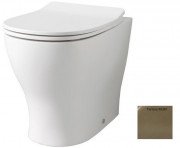 Унитаз напольный ArtCeram Ten 4.0 безободковый 36х52 см керамика светло-коричневый TEV007 40;00