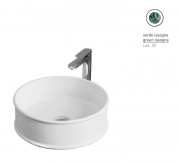 Раковина для ванной ArtCeram Atelier Ø 44 см керамика verde issogne ATL001 50;00