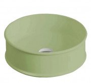 Раковина для ванної ArtCeram Atelier Ø 44 см кераміка зелена шавлія ATL001 44;00