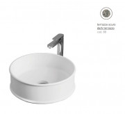 Раковина для ванной ArtCeram Atelier Ø 44 см керамика terrazo scuro ATL001 88;00