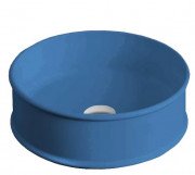 Раковина для ванної кімнати ArtCeram Atelier Ø 44 см кераміка синій ATL001 38;00