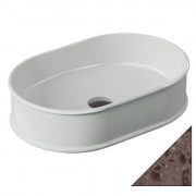 Раковина для ванної ArtCeram Atelier 60х40 см кераміка bronze amani ATL002 49;00