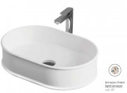 Раковина для ванной ArtCeram Atelier 60х40 см керамика terrazo chiaro ATL002 89;00