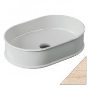 Раковина для ванной ArtCeram Atelier 60х40 см керамика травертин ATL002 45;00