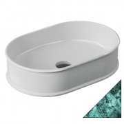Раковина для ванной ArtCeram Atelier 60х40 см керамика verde issogne ATL002 50;00