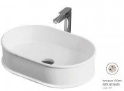 Раковина для ванной ArtCeram Atelier 60х40 см керамика terrazo chiaro ATL002 89;00